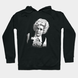 mrs slocombe black and white Hoodie